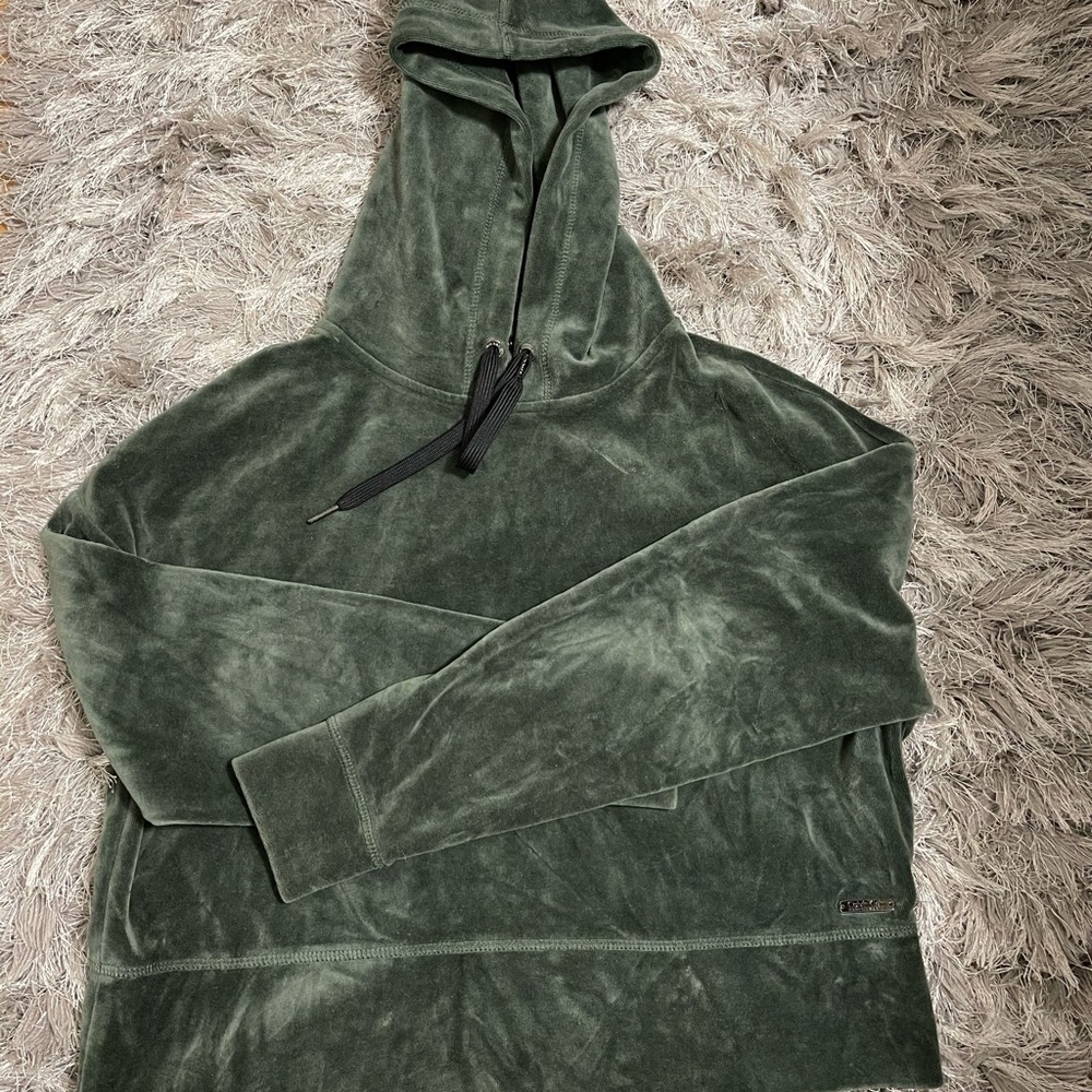 Midnight Green Calvin Klein Velour Tracksuit